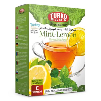 Turkish Mint Lemon Powder Tea Oralet - Turko Baba