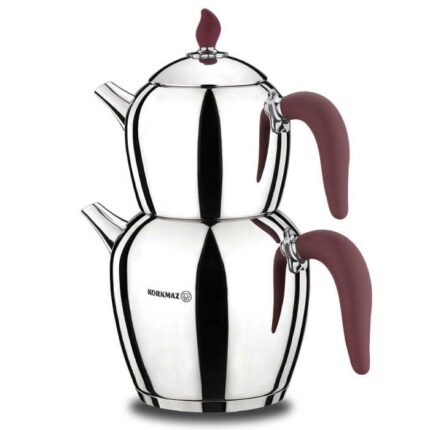 Turkish Teapot Stainless Steel Sehnaz - Korkmaz