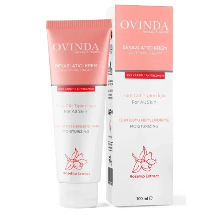 Ovinda Whitening & Spot Treatment Skin Cream for Face and Body (VITAMIN E - VITAMIN C) 100 ml