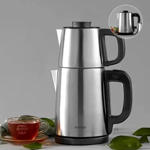 Karaca Tea Break 2 in 1 Cay Makinesi Inox Siyah show