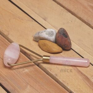Turkish Pink Quartz Stone Single Natural Stone Massager - Mitr