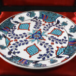 Turkish Iznik Tile Ceramic Plate Handmade - Anatolia