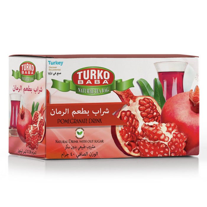 Turkish Pomegranate Tea - Turko Baba (20 bags)