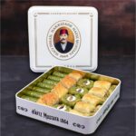Assorted Turkish Baklava in Metal Box - Hafız Mustafa (1kg)