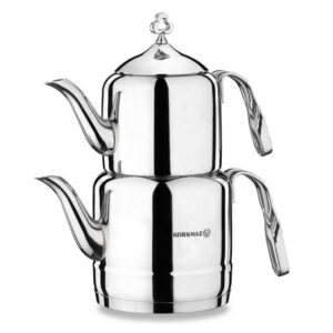 Turkish Teapot Stainless Steel Cintemani - Korkmaz