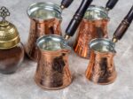 Turkish Copper Coffee Pot Handcrafted - HM