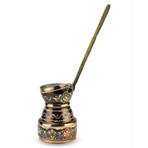 Turkish Copper Coffee Pot Handcrafted - Cariye