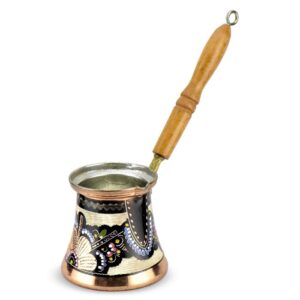 Turkish Copper Coffee Pot Handcrafted - Erzincan