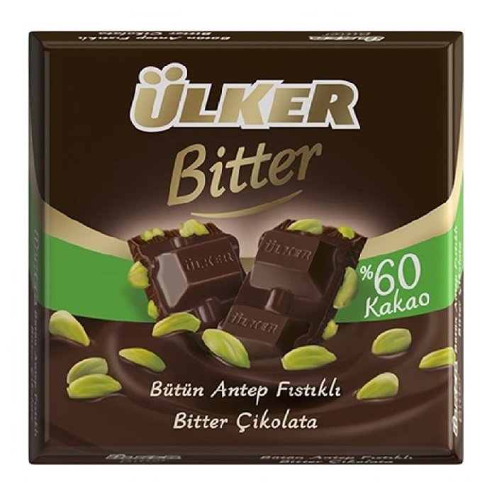 Turkish Dark Chocolate with Antep Pistachio - ÜLKER