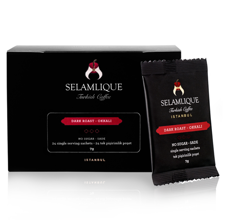 Selamlique Dark Roast Turkish Coffee Sachets