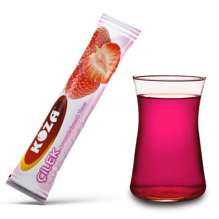 Turkish Strawberry Flavored Powder Single-Use Drink (50pcs)