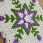 Turkish Handmade Bath Knitting 100% Cotton-Star