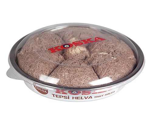 Turkish Cocoa-Flavored Tray Halva