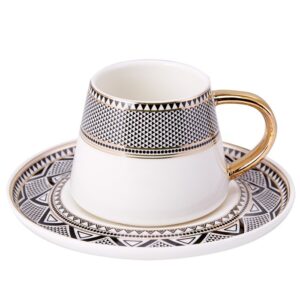 Turkish Coffee Cup Porcelain - Globe (Set of 6)