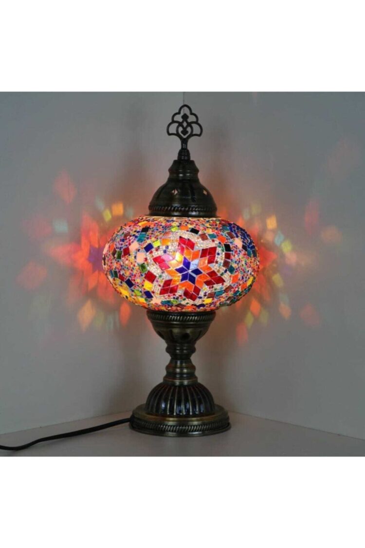 Turkish Mosaic Desktop Lampshade Lamp - Alev