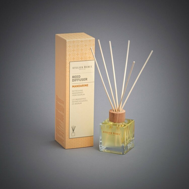 Mandarine Scented Bamboo Stick Air Freshener - Atelier Rebul