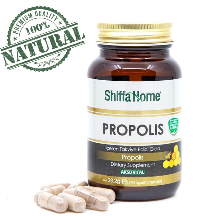 Turkish Herbal Supplement-Propolis Capsules/470 mg