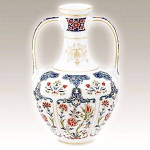 Turkish Kütahya Porcelain Handmade Vase 03