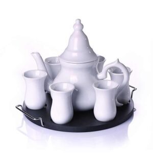 Gürallar Porcelain Castle Turkish Tea Set