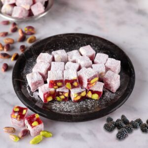 Turkish Delight Pasha (Blackberry Flavored Double Roasted with Pistachio) - İkbal